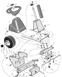 Part Location Diagram of 17X197 Briggs and Stratton Washer flat eoq 500